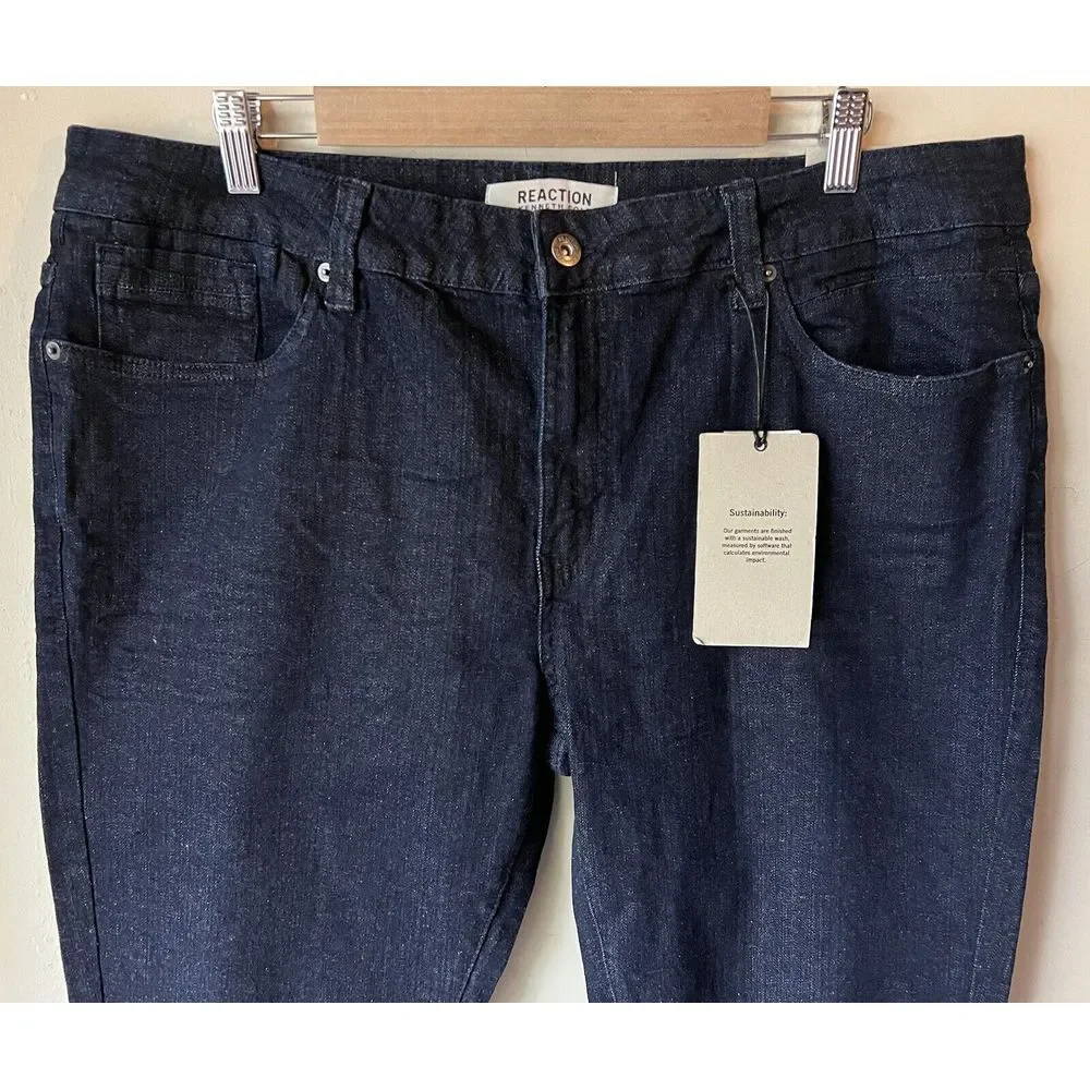 Kenneth Cole Reaction Men's Sustainable Denim Stretch Slim Fit‎ Jeans Size 38x32